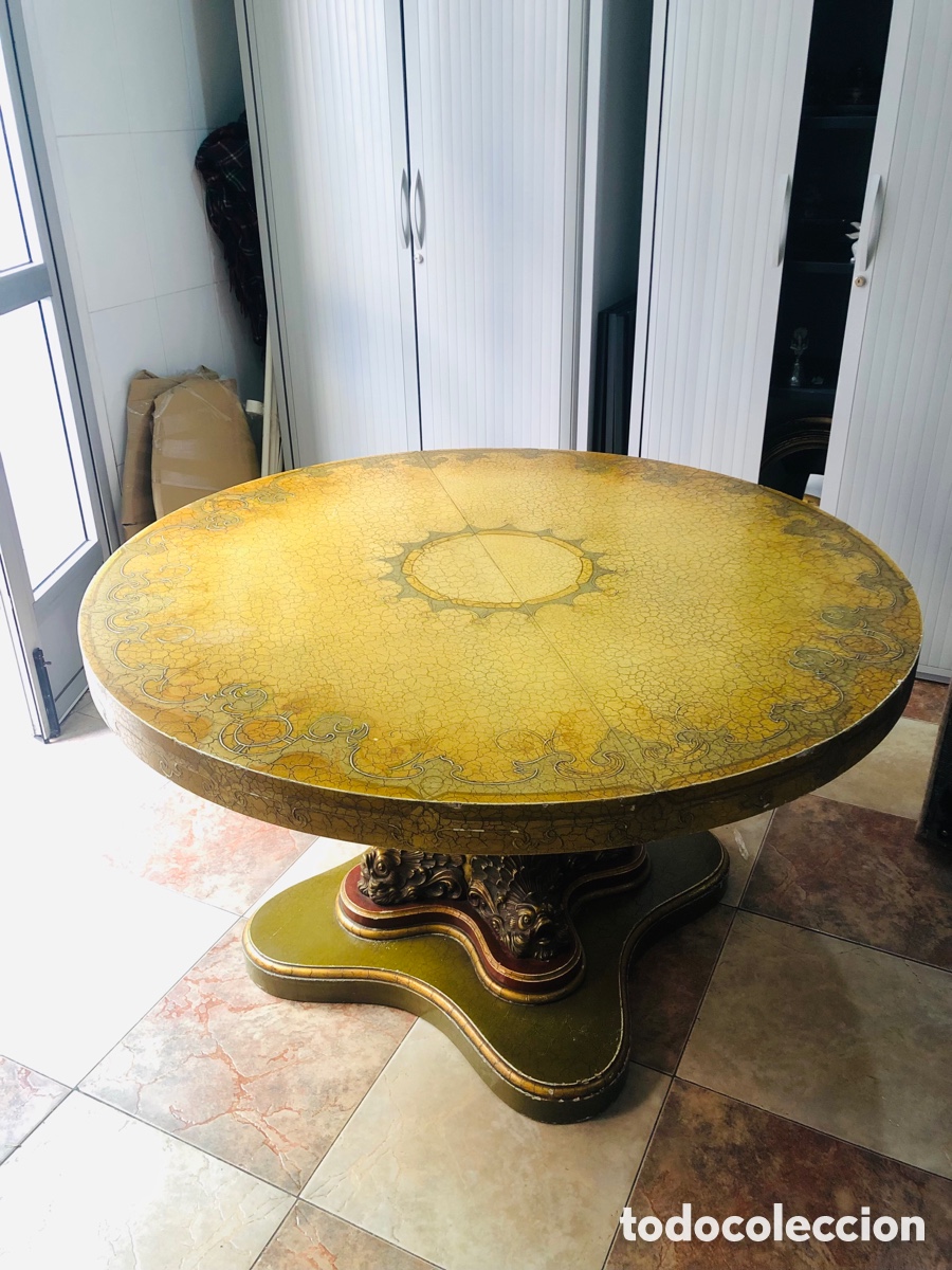 Antig&uuml;edades: Mesa antigua de madera - Foto 1
