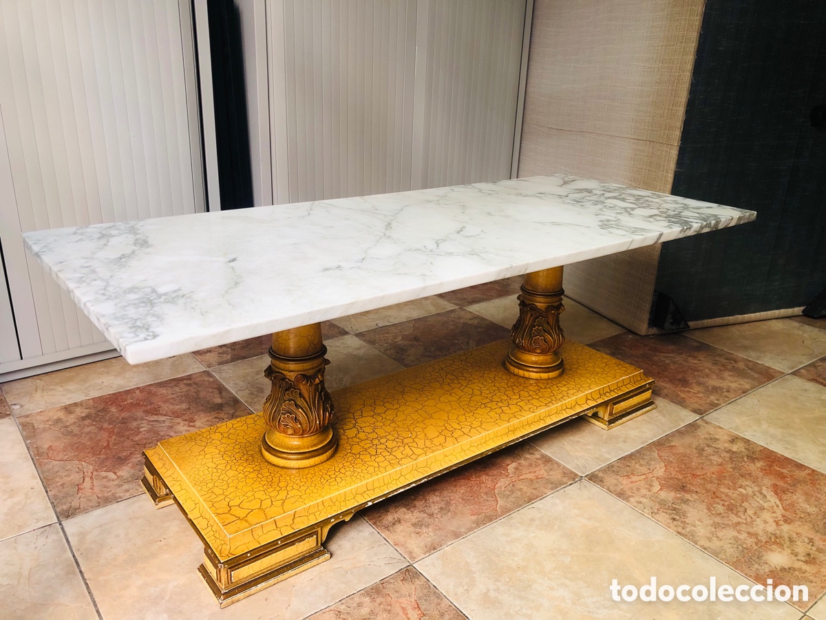 Antig&uuml;edades: 2 Mesas de centro antigua - Foto 4