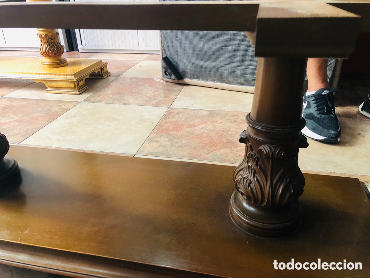 Antig&uuml;edades: 2 Mesas de centro antigua - Foto 7