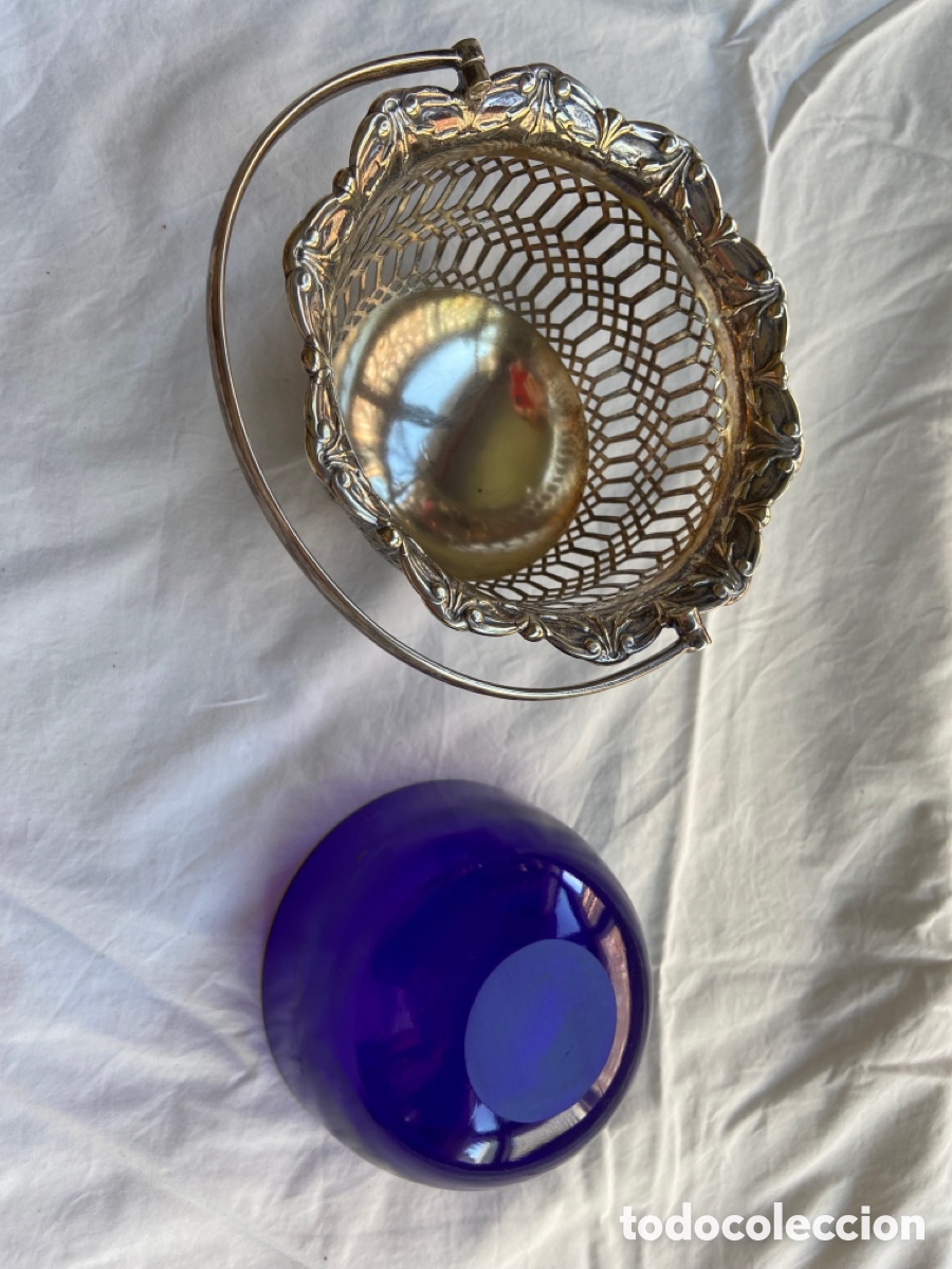 Antig&uuml;edades: Cestita de cristal de murano - Foto 5