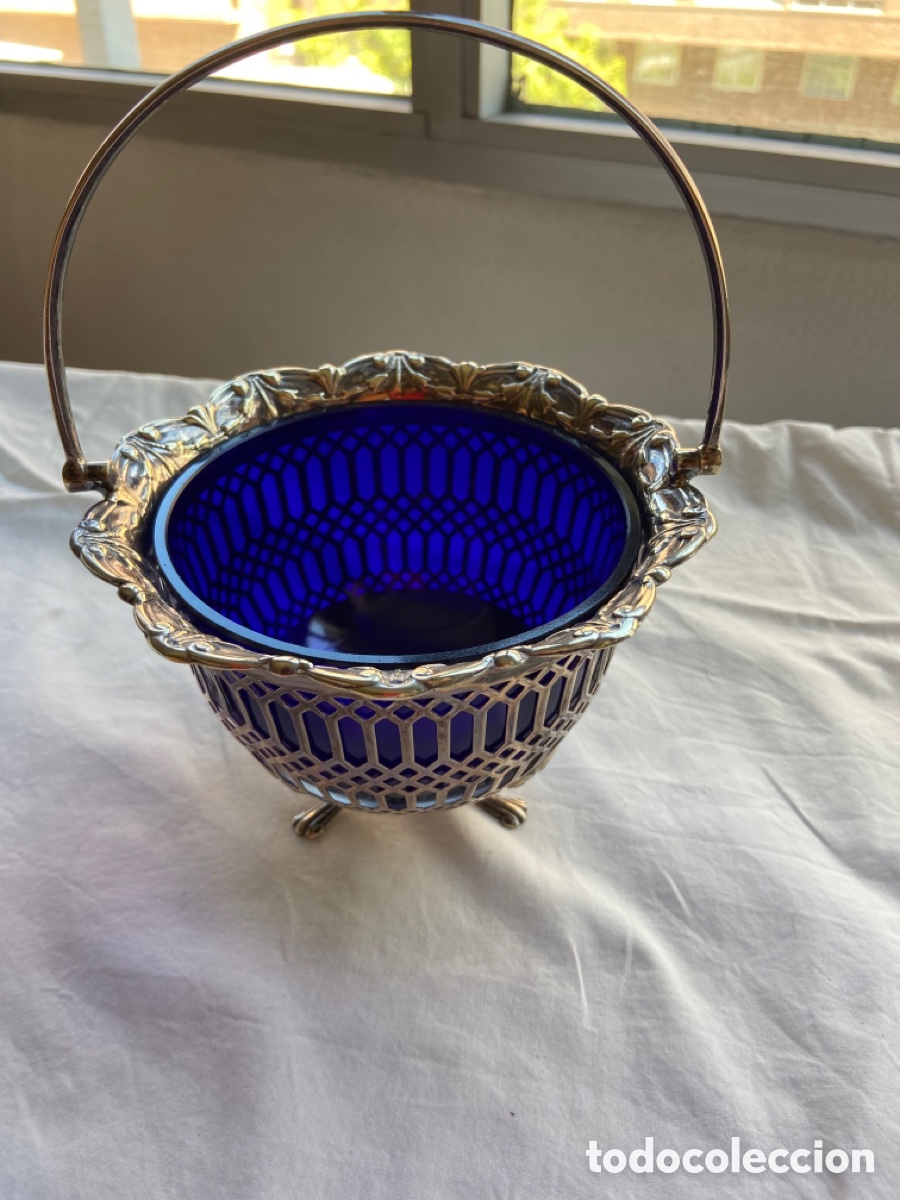 Antig&uuml;edades: Cestita de cristal de murano - Foto 1