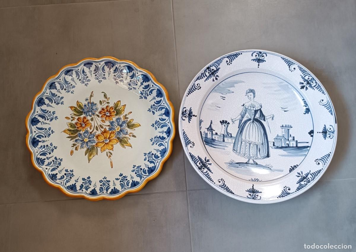 Antig&uuml;edades: Maxi platos de cer&aacute;mica. - Foto 1