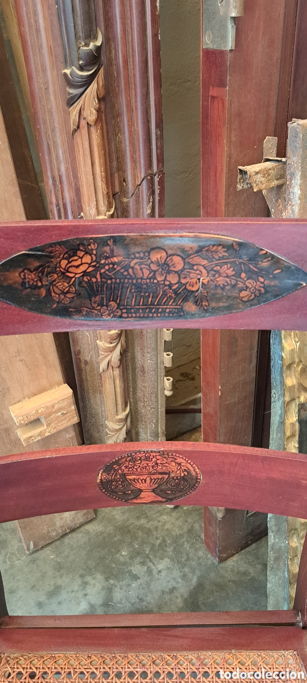 Antig&uuml;edades: Pareja de sillones imperio. - Foto 1