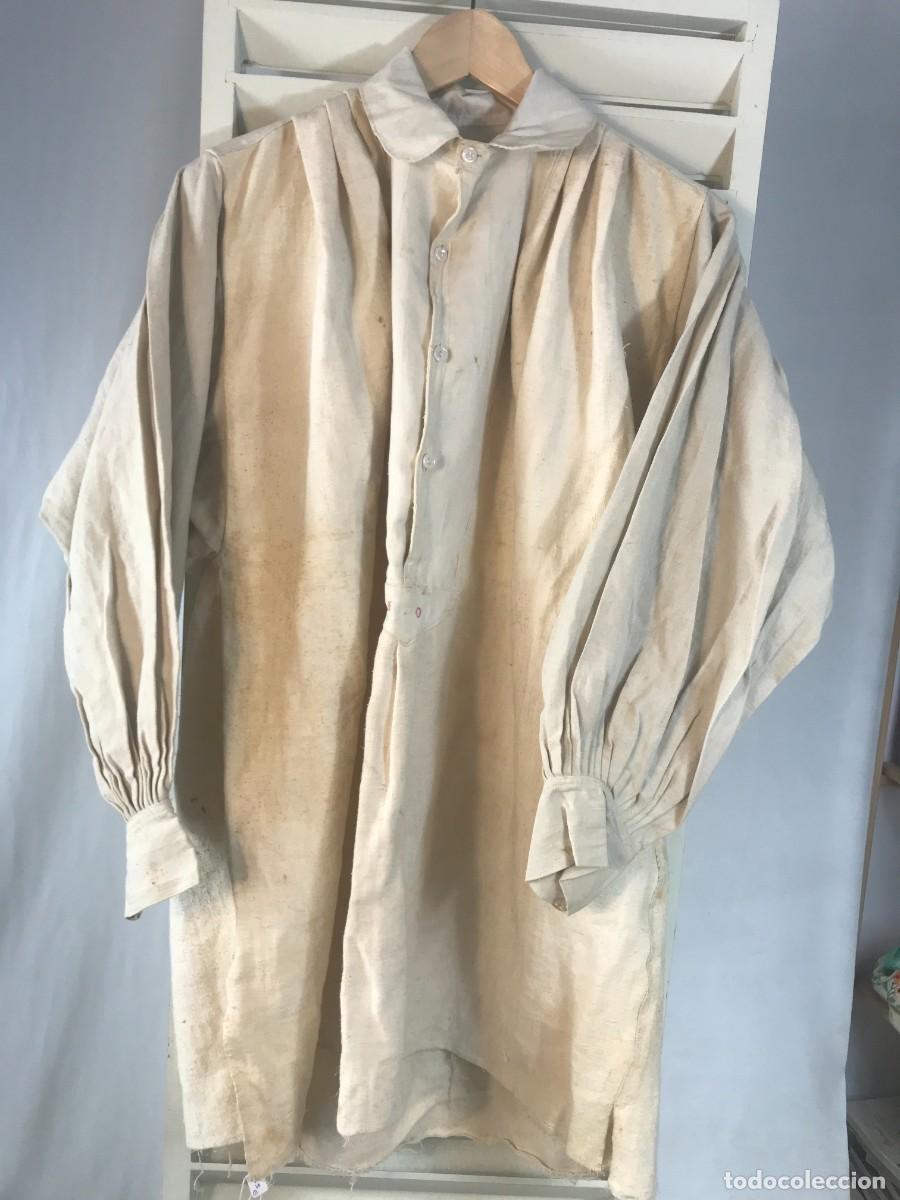 Antig&uuml;edades: ANTIGUA CAMISA DE CA&Ntilde;AMO - Foto 1