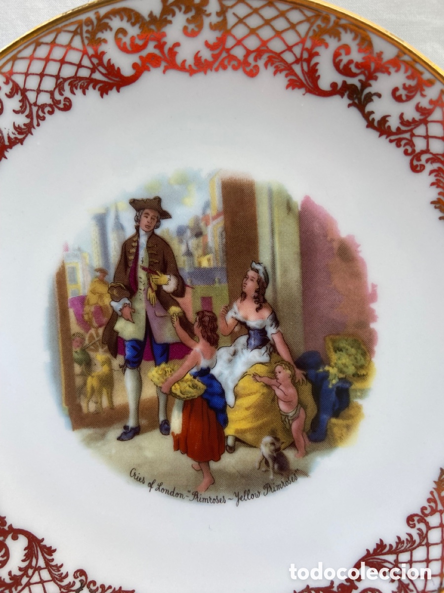 Antig&uuml;edades: Set de platos de porcelana - Foto 6