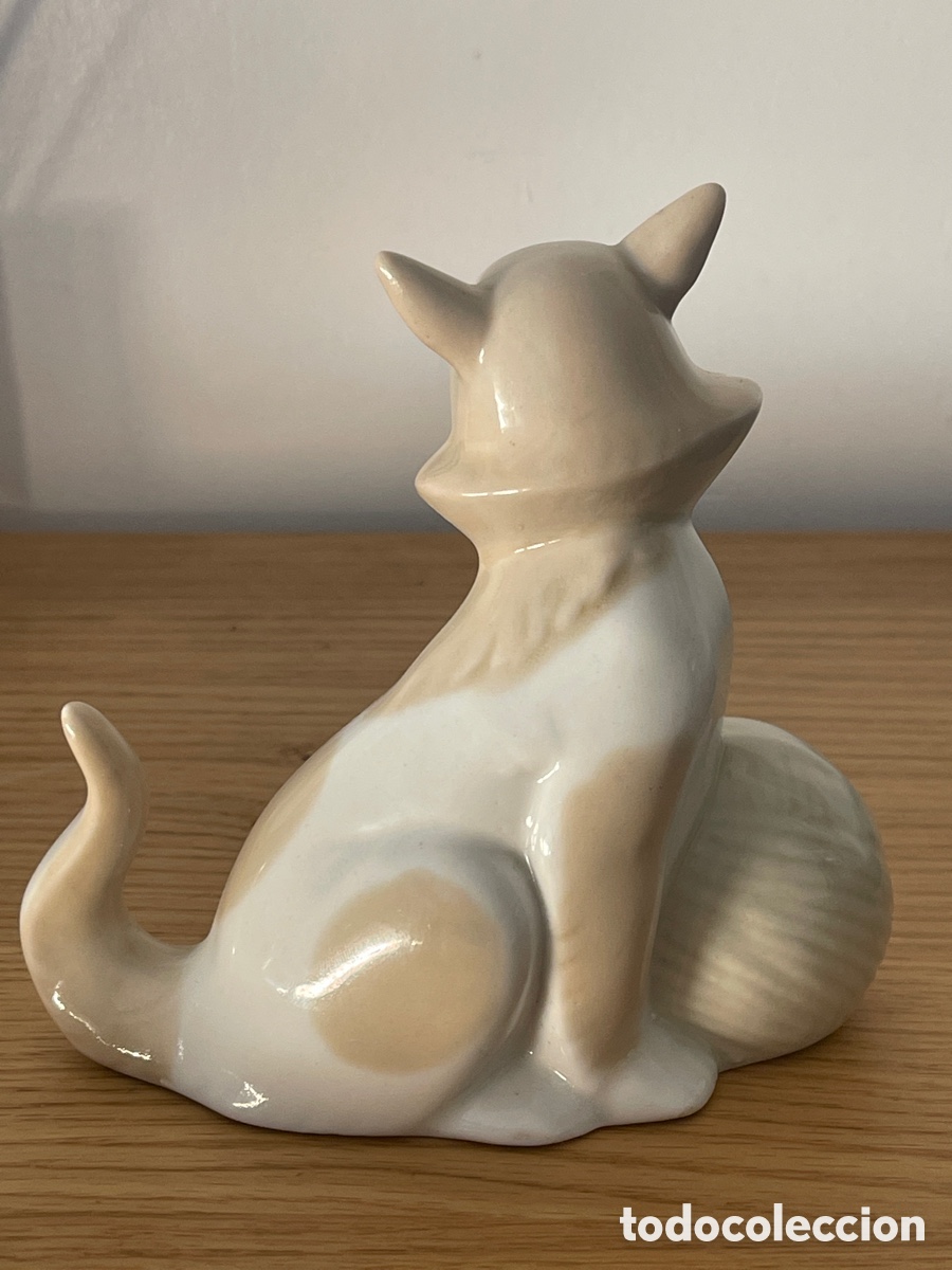 Antig&uuml;edades: Gato de Porcelana - Foto 2