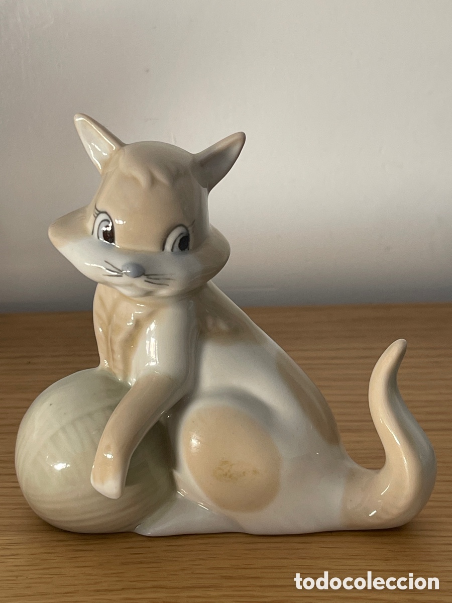 Antig&uuml;edades: Gato de Porcelana - Foto 1