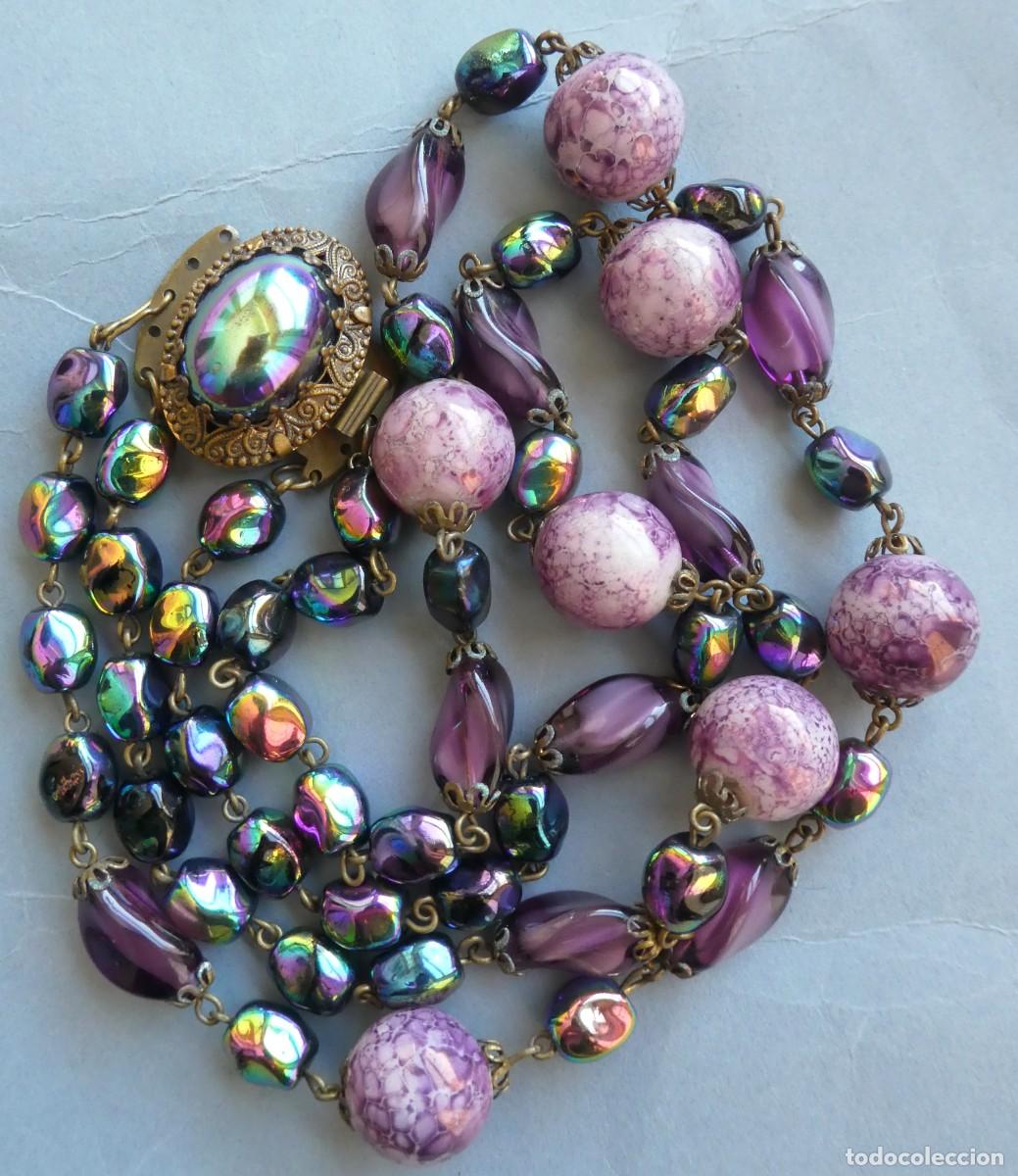 Antig&uuml;edades: ANTIGUO COLLAR DE CRISTAL - Foto 1