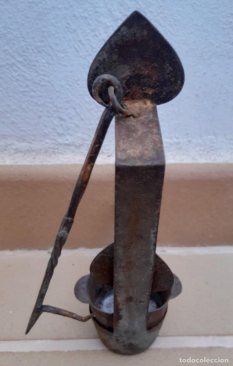 Antig&uuml;edades: CANDIL ANTIGUO COMPLETO - Foto 4