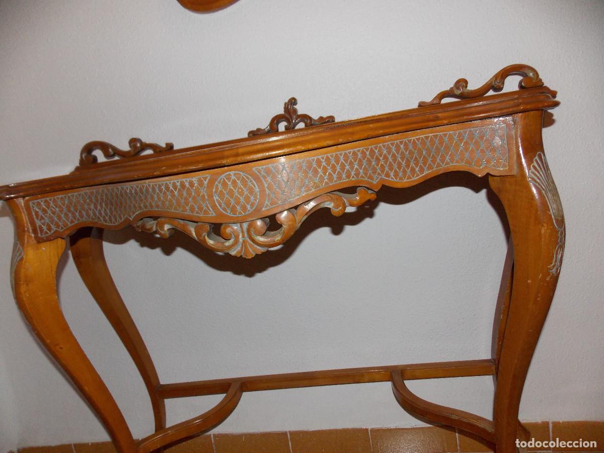 Antig&uuml;edades: Consola con espejo - Foto 3