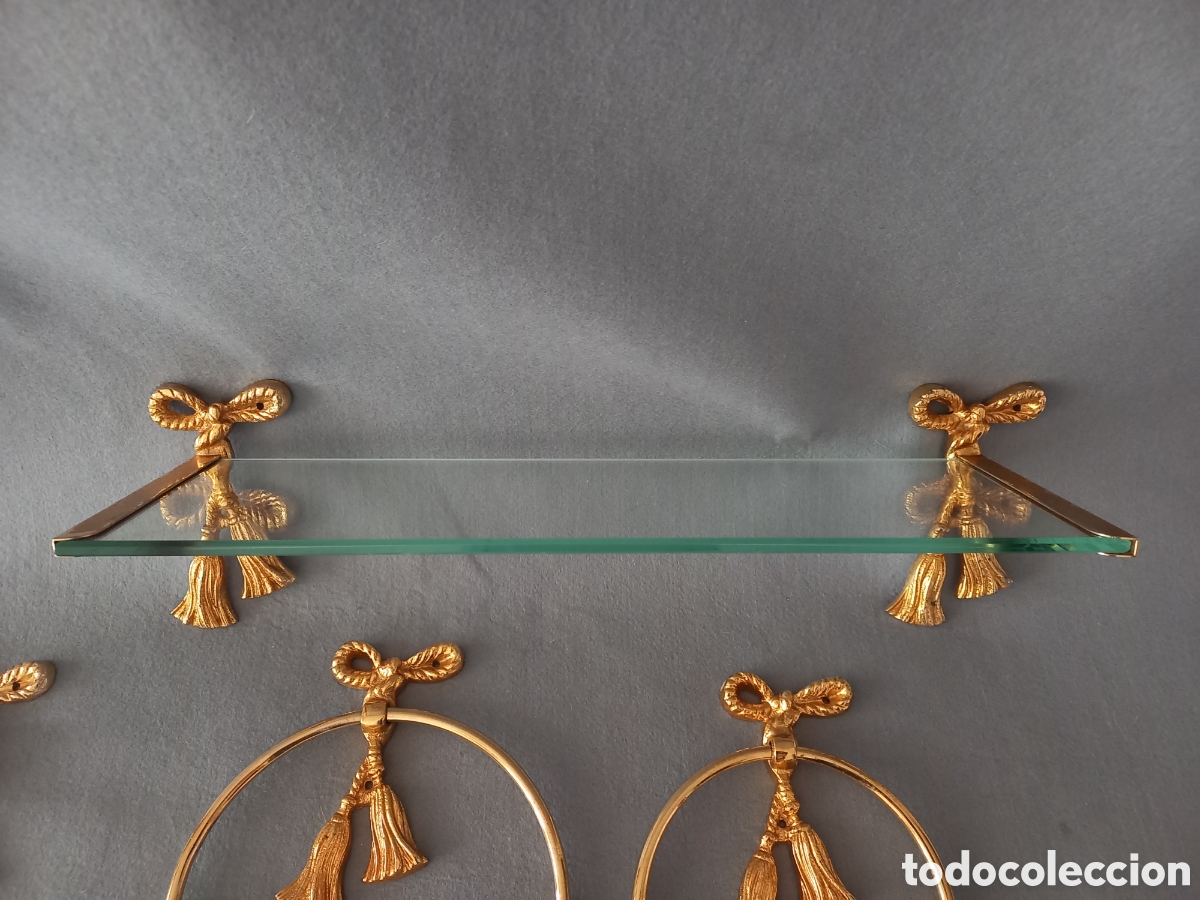 Antig&uuml;edades: Set de accesorios para ba&ntilde;o - Foto 4
