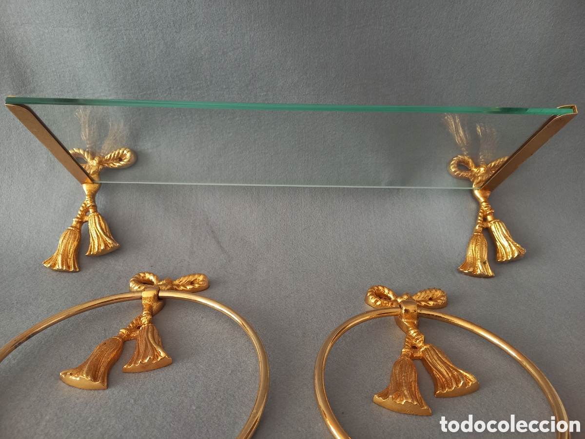 Antig&uuml;edades: Set de accesorios para ba&ntilde;o - Foto 5