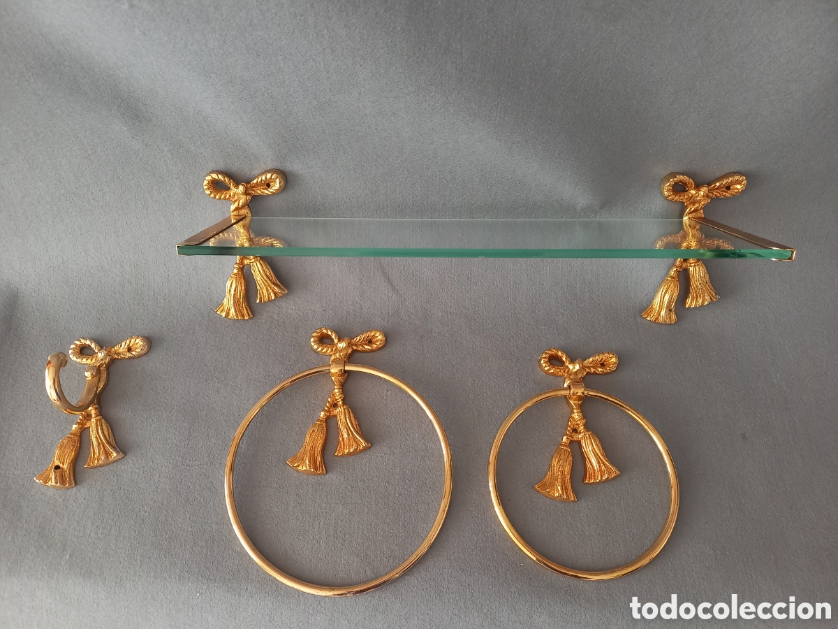 Antig&uuml;edades: Set de accesorios para ba&ntilde;o - Foto 1