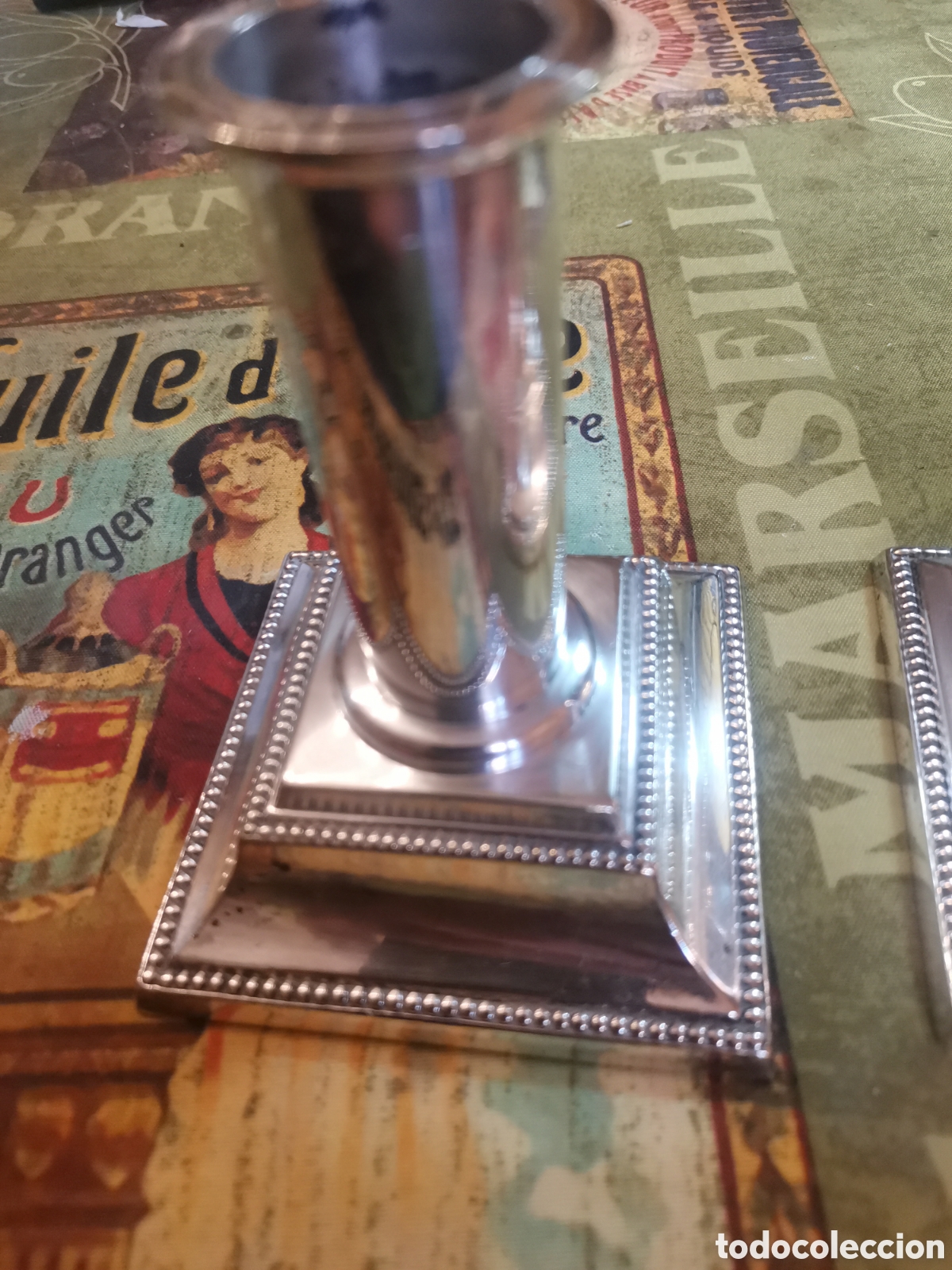 Antig&uuml;edades: Pareja de candelabros - Foto 4