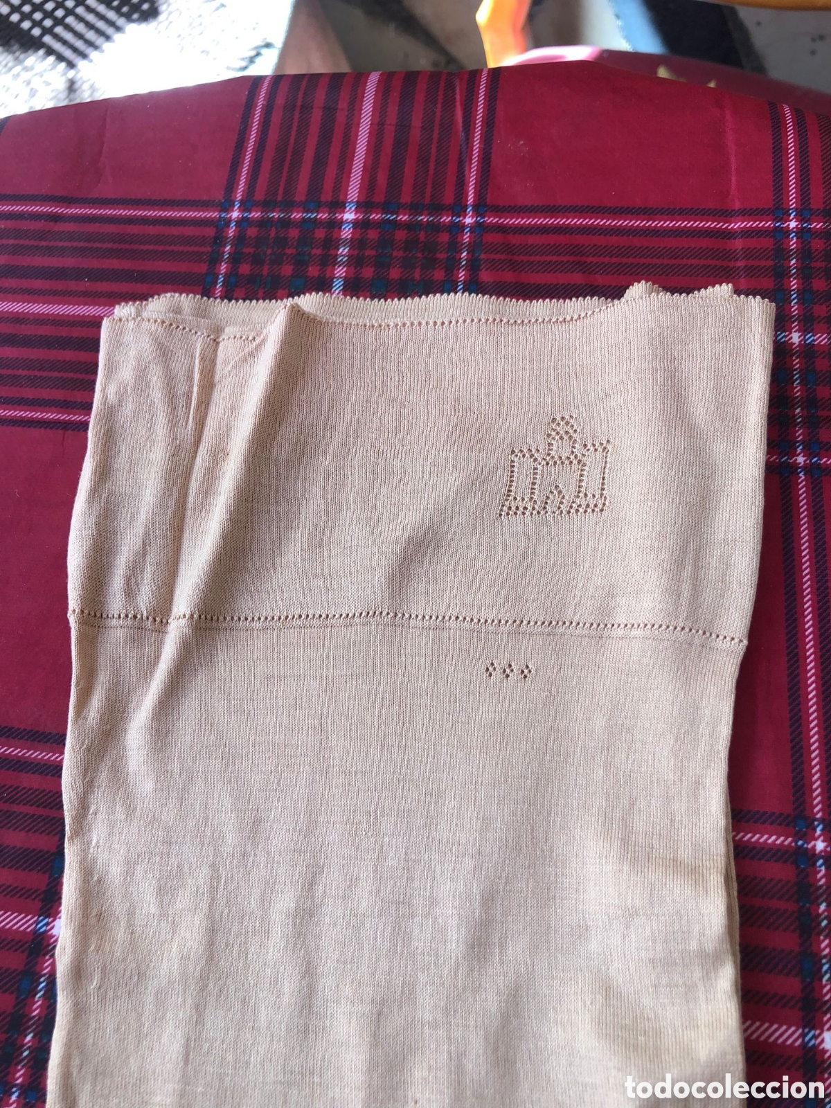 Antig&uuml;edades: Antiguas medias de algod&oacute;n 1930. Sin uso. Nuevas. ASM - Foto 5
