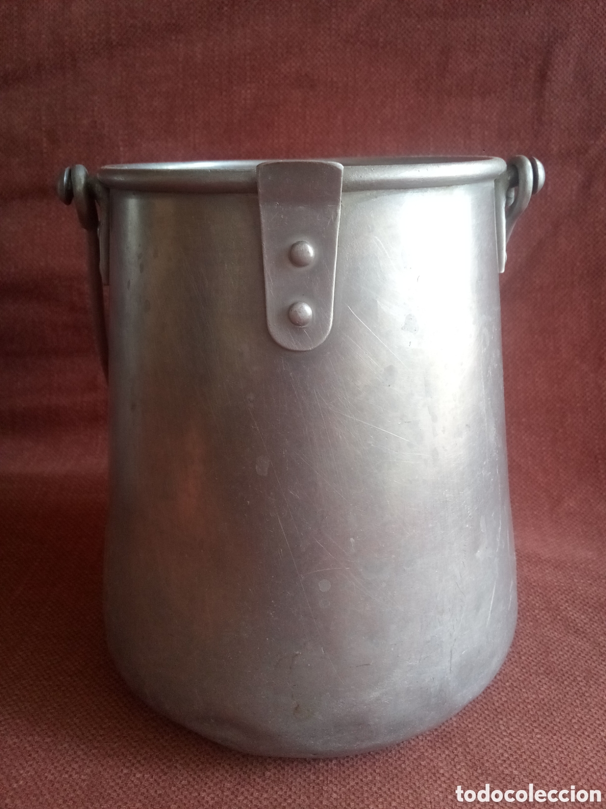 Antig&uuml;edades: DOS LECHERAS DE ALUMINIO - Foto 5