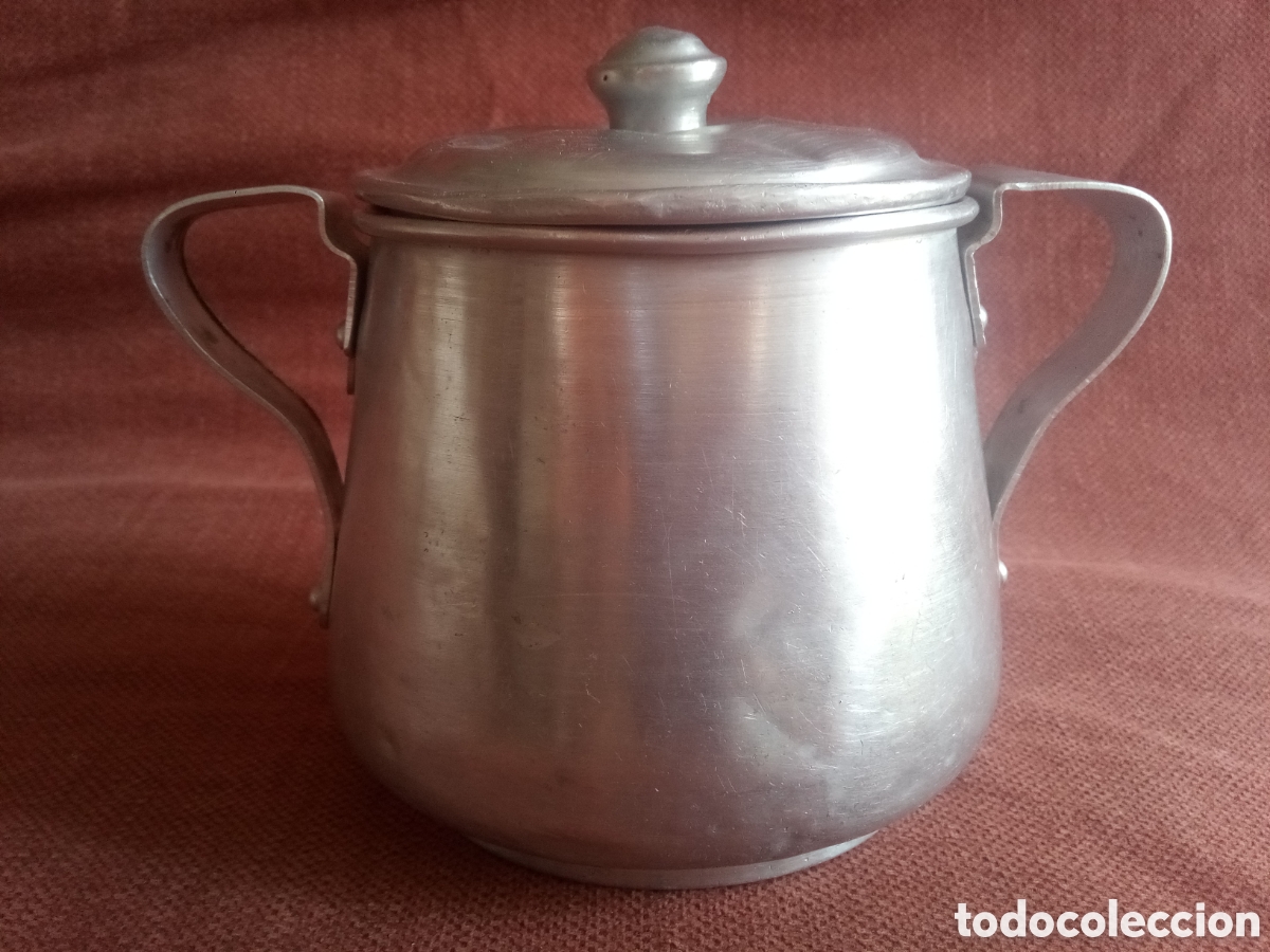Antig&uuml;edades: AZUCARERO DE ALUMINIO - Foto 3