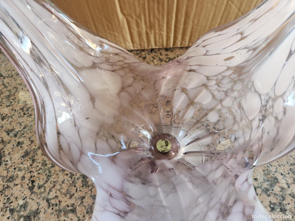 Antig&uuml;edades: Centro de cristal de murano - Foto 3
