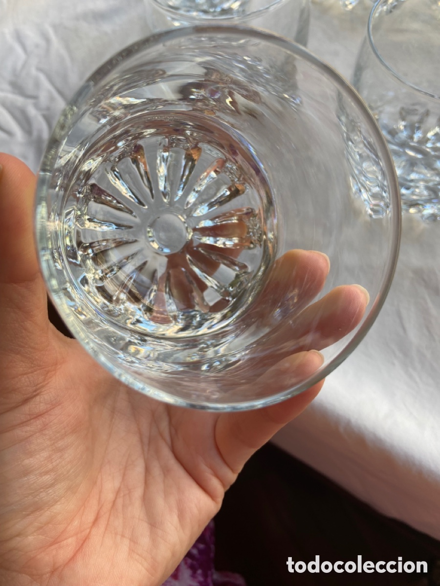 Antig&uuml;edades: Set de 9 vasos de cristal de whisky - Foto 4