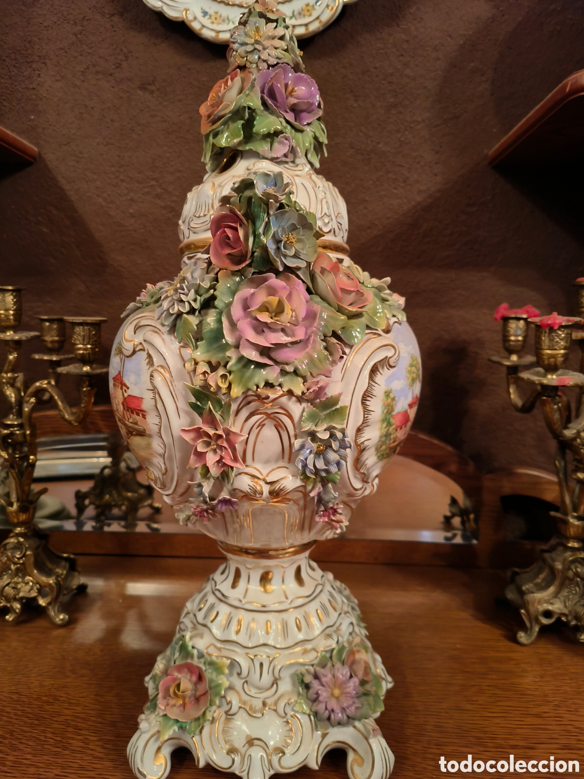 Antig&uuml;edades: Porcelana Dresden - Foto 2