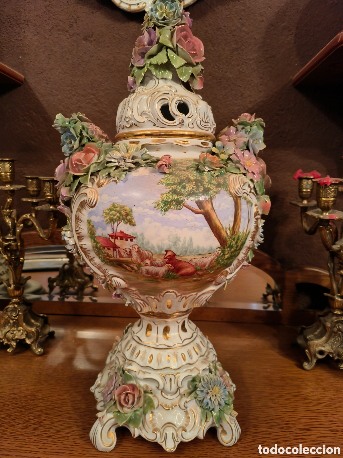 Antig&uuml;edades: Porcelana Dresden - Foto 3