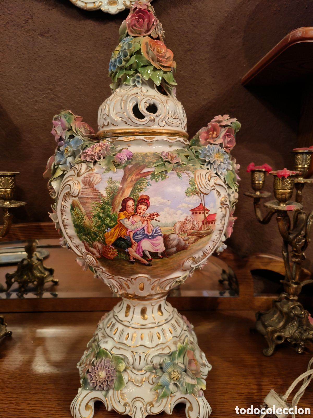 Antig&uuml;edades: Porcelana Dresden - Foto 4
