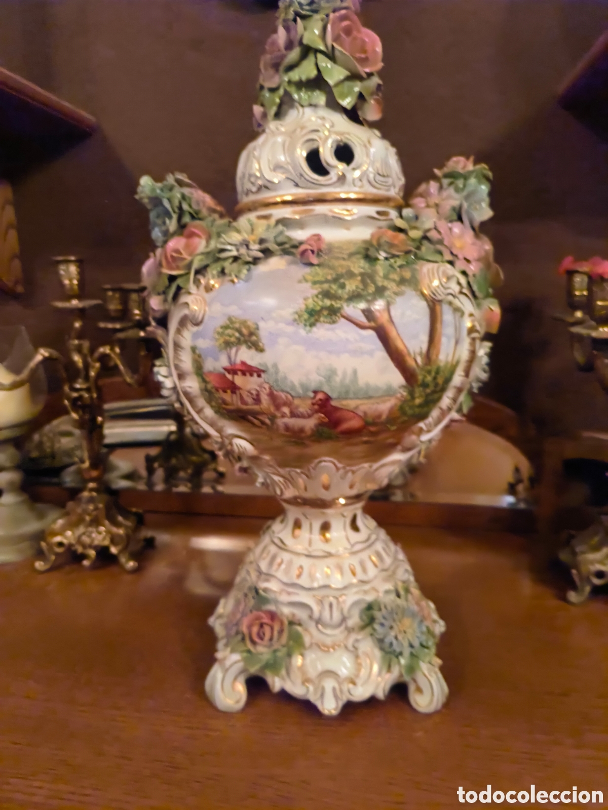 Antig&uuml;edades: Porcelana Dresden - Foto 1