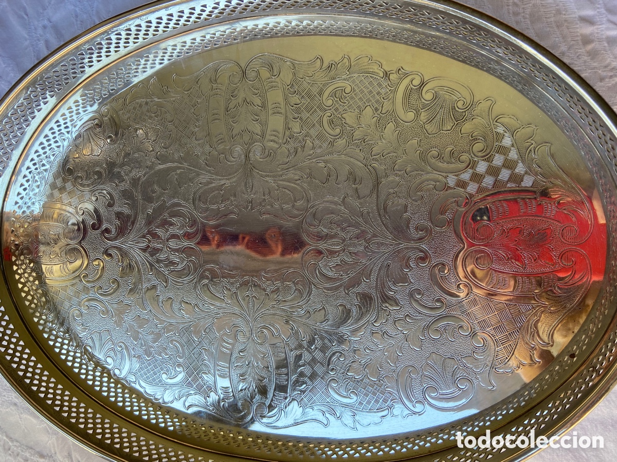 Antig&uuml;edades: Bandeja decorativa - Foto 5