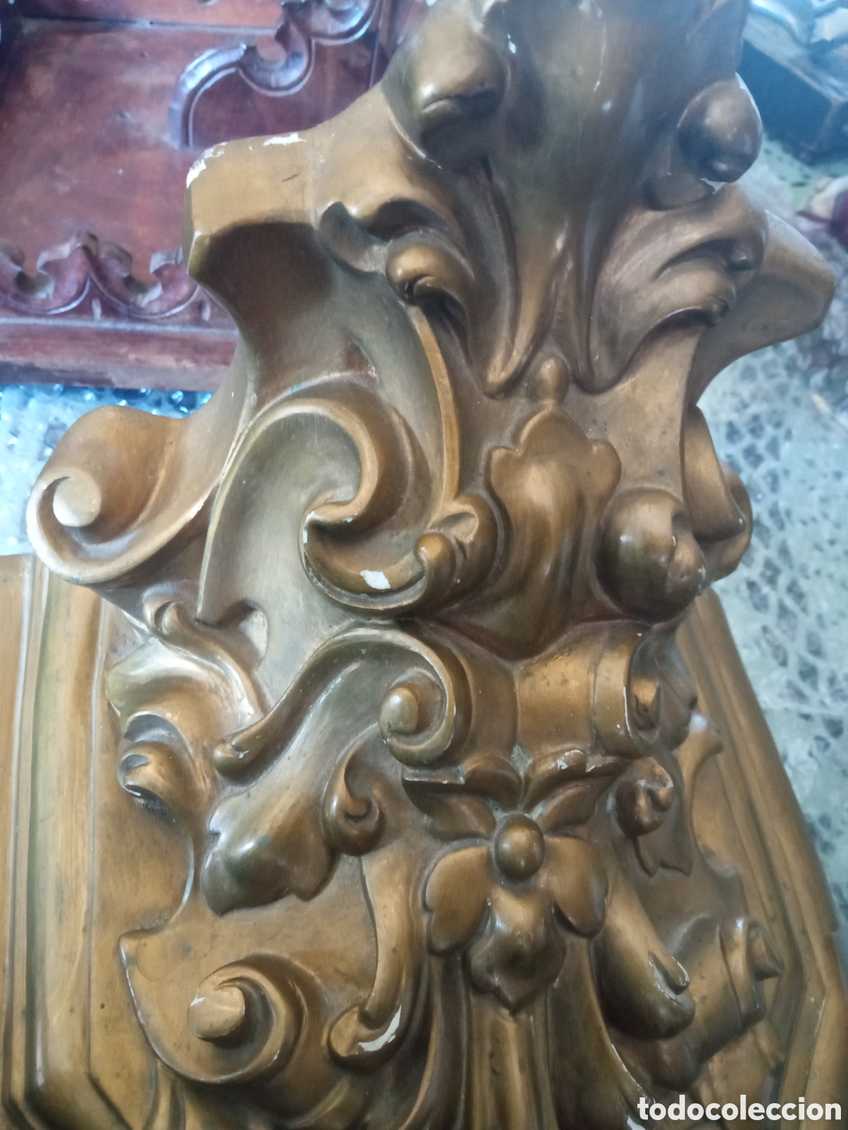 Antig&uuml;edades: Pedestal de yeso - Foto 6