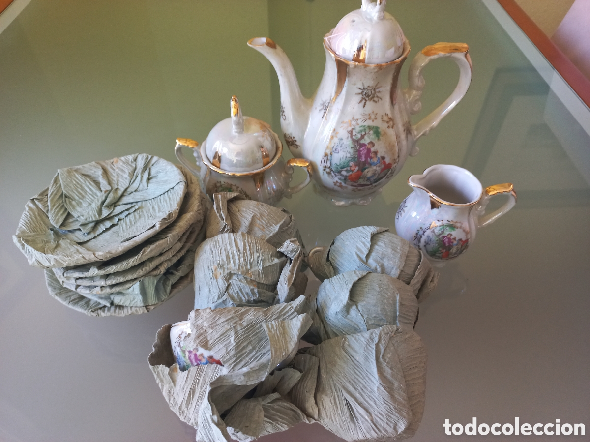 Antig&uuml;edades: Juego de caf&eacute; antiguo - Foto 1