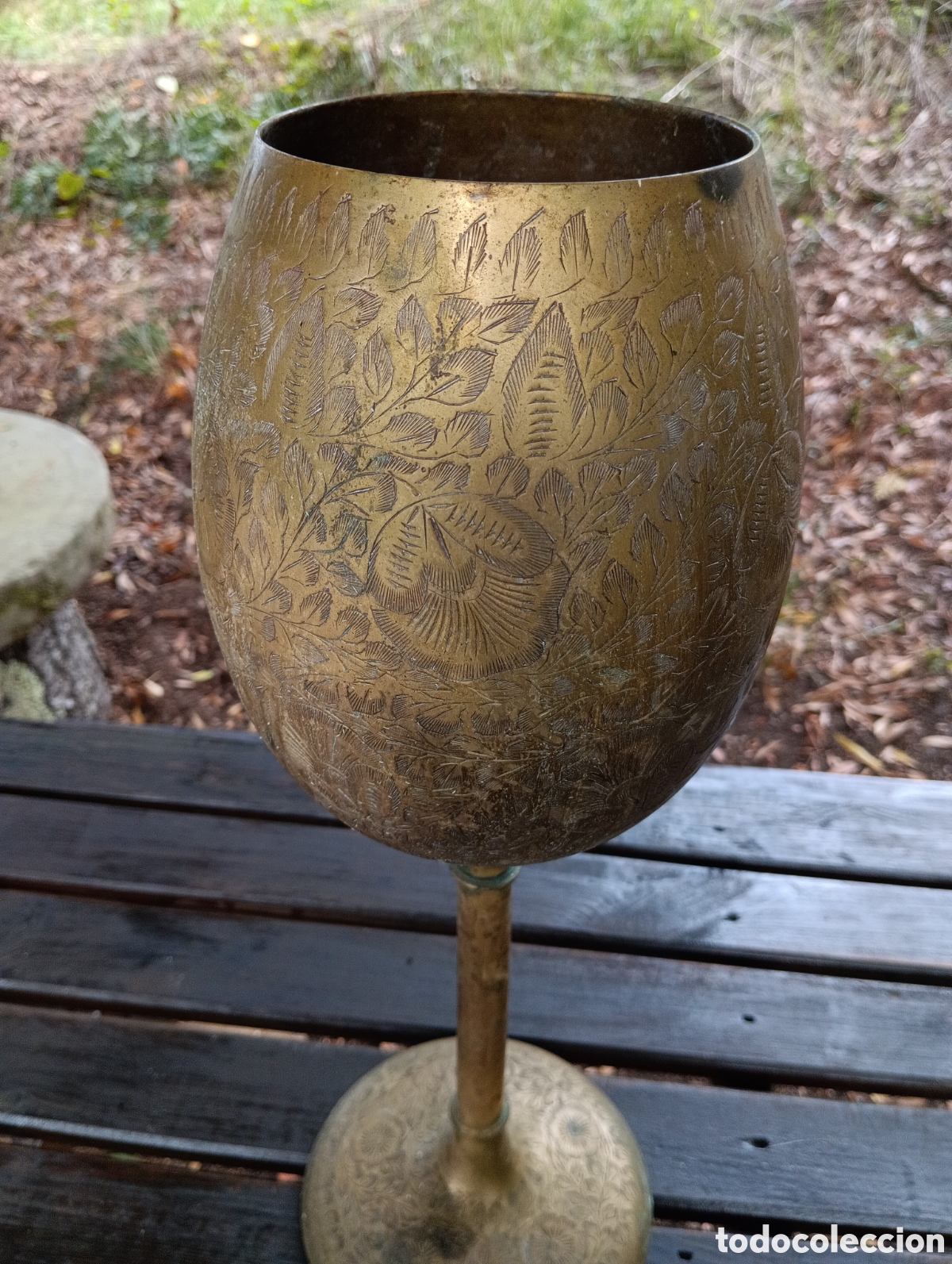Antig&uuml;edades: ANTIGUA GRAN COPA EN LAT&Oacute;N. 50 cm. - Foto 9