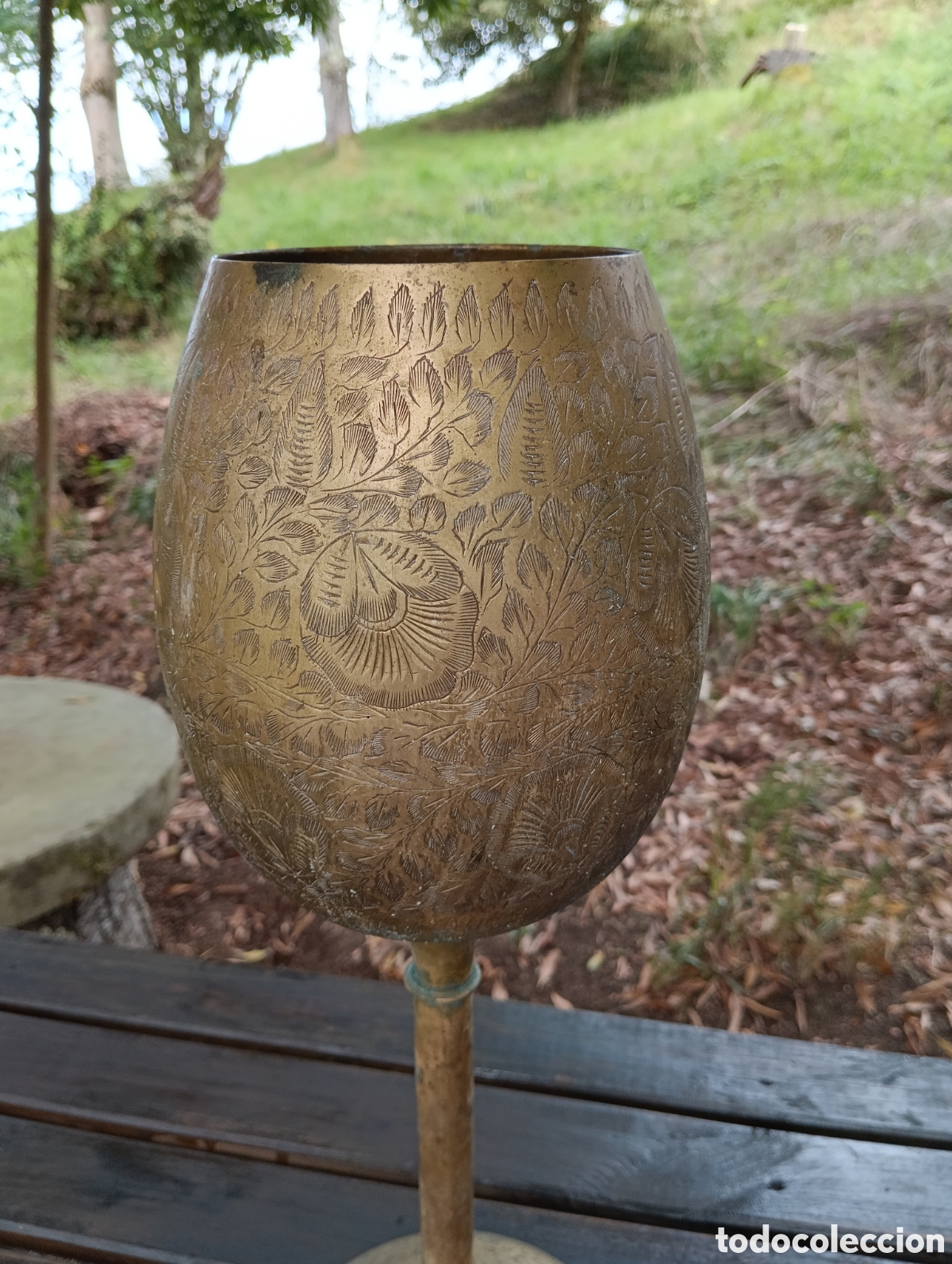 Antig&uuml;edades: ANTIGUA GRAN COPA EN LAT&Oacute;N. 50 cm. - Foto 11