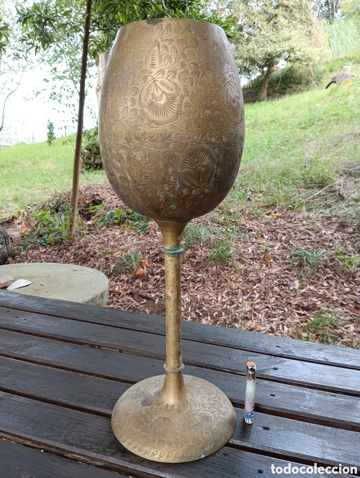 Antig&uuml;edades: ANTIGUA GRAN COPA EN LAT&Oacute;N. 50 cm. - Foto 16