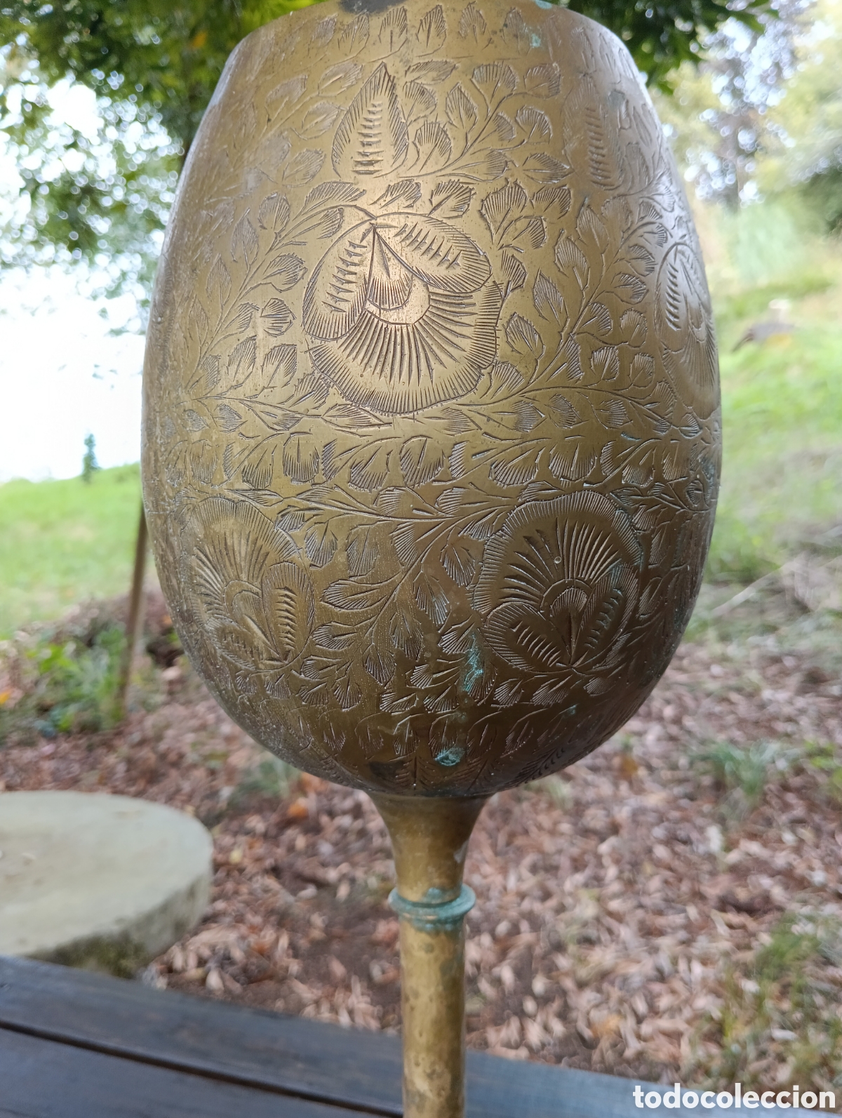 Antig&uuml;edades: ANTIGUA GRAN COPA EN LAT&Oacute;N. 50 cm. - Foto 18