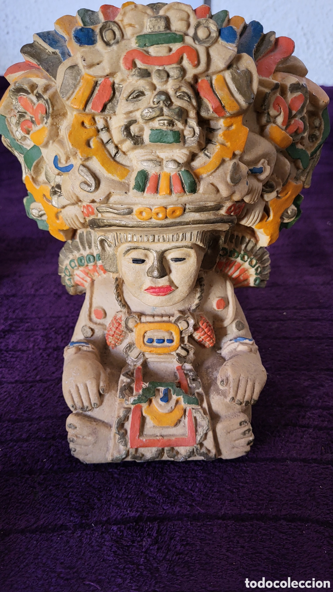Antig&uuml;edades: Figura Azteca Maya - Foto 2
