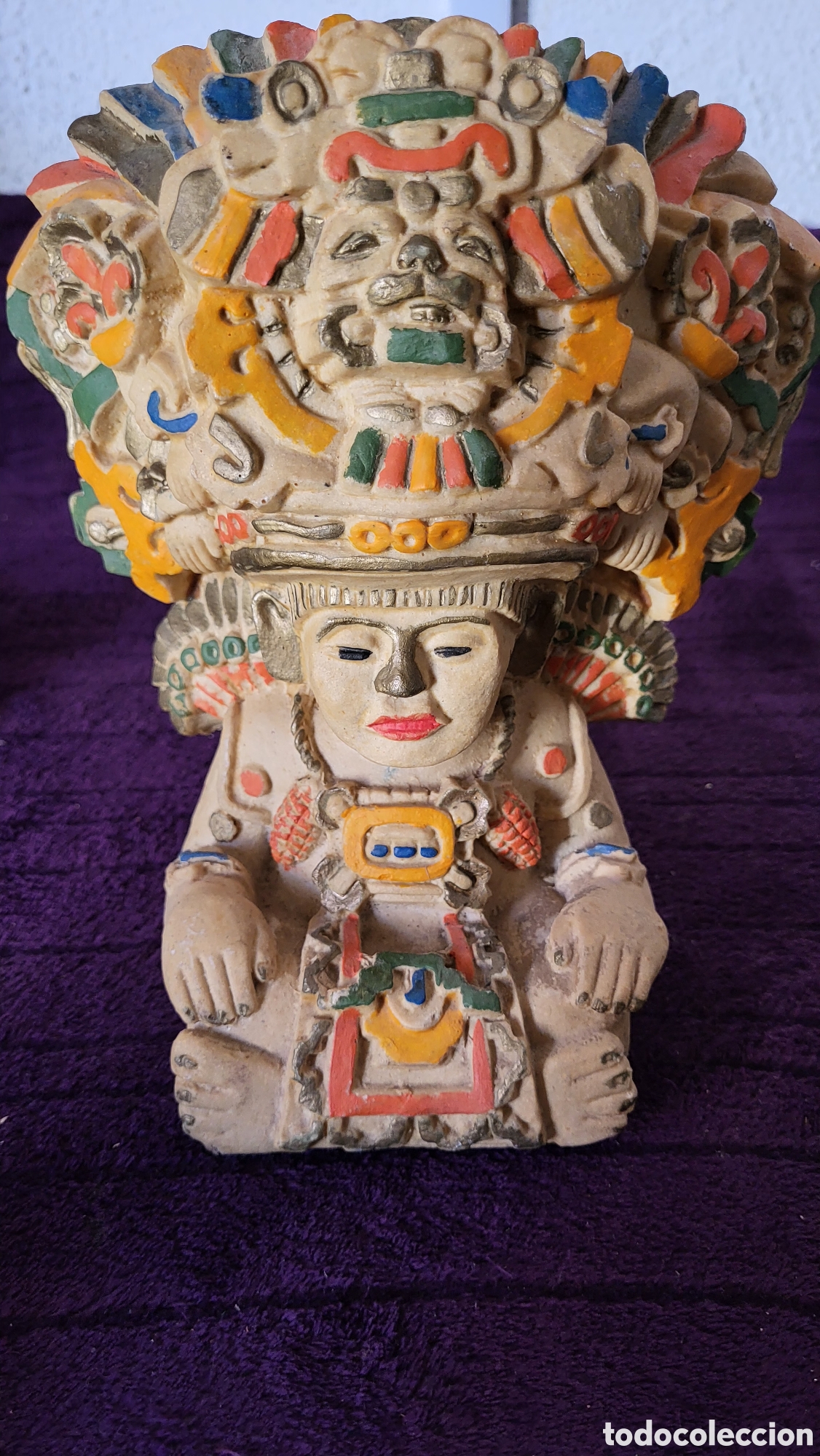 Antig&uuml;edades: Figura Azteca Maya - Foto 1
