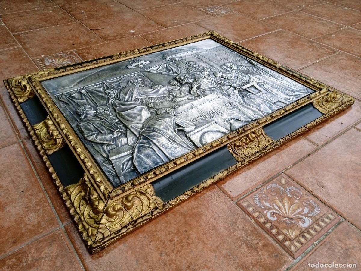 Antig&uuml;edades: Marco antiguo de la Santa Cena del Se&ntilde;or - Foto 3