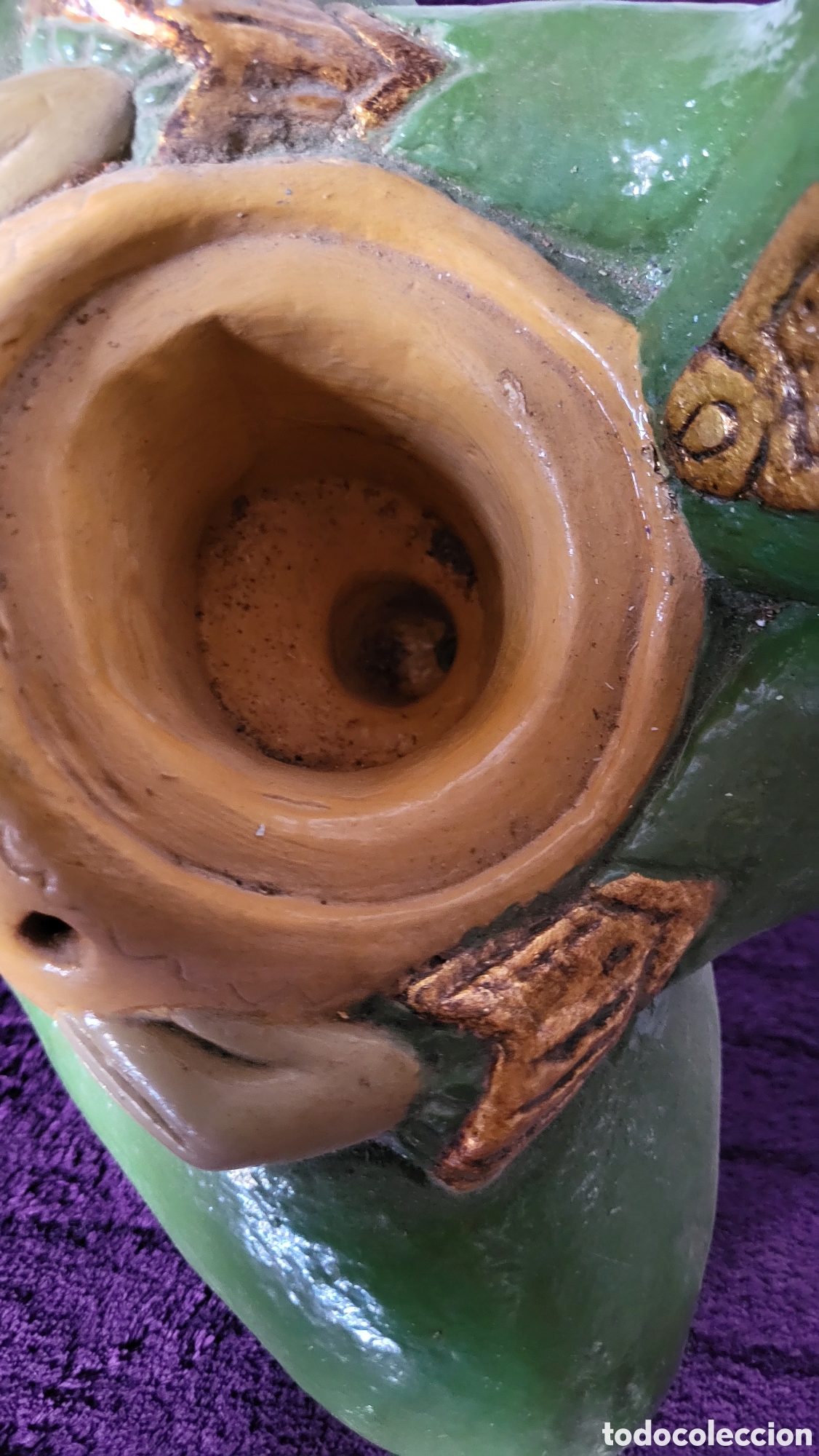 Antig&uuml;edades: Figura cer&aacute;mica Buda - Foto 3