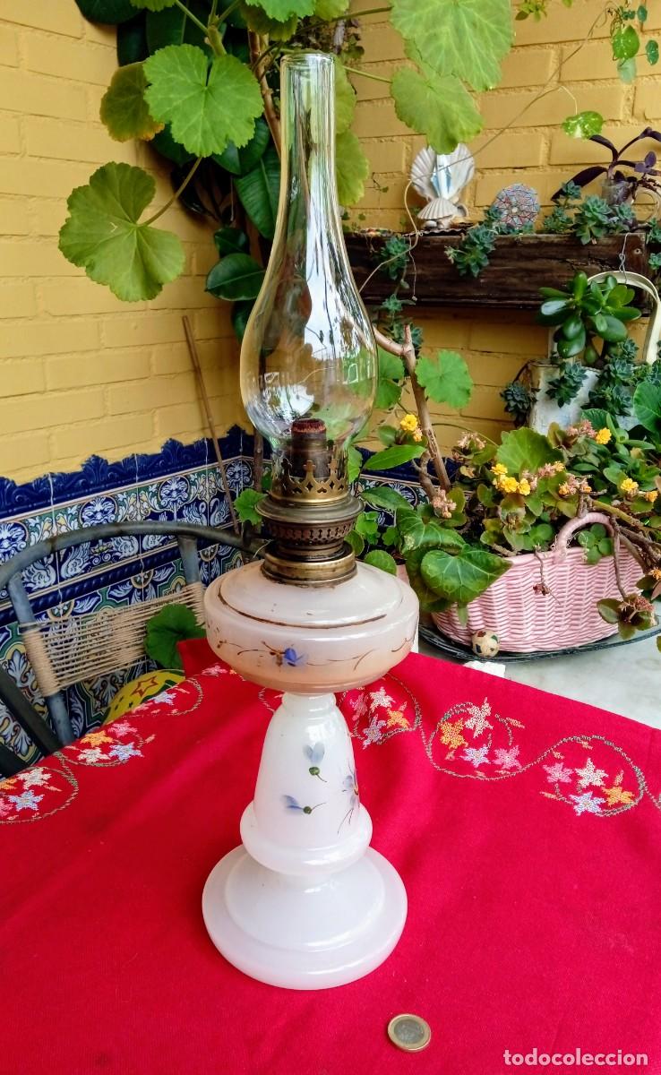 Antig&uuml;edades: Quinqu&eacute; l&aacute;mpara antiguo - Foto 2