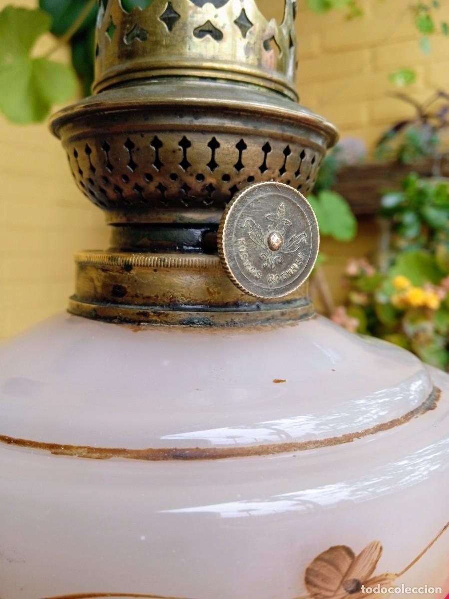 Antig&uuml;edades: Quinqu&eacute; l&aacute;mpara antiguo - Foto 4