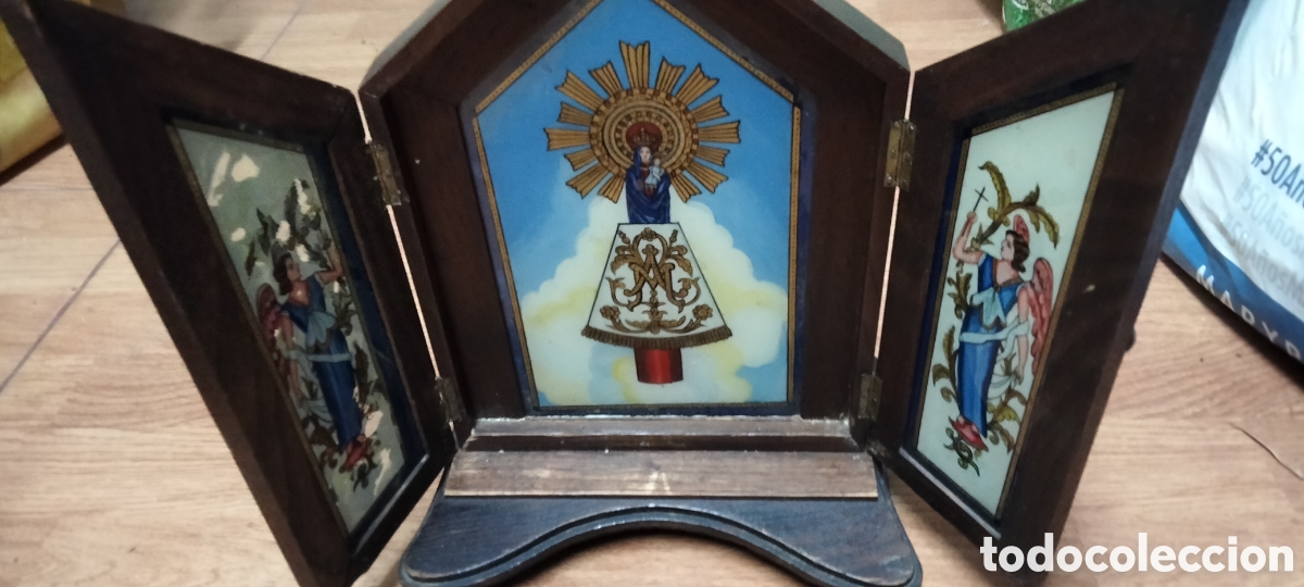 Antig&uuml;edades: ANTIGUA CAPILLA MADERA - Foto 2