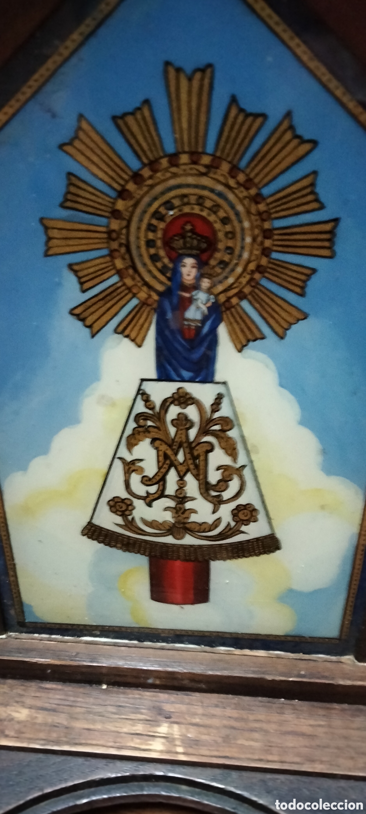 Antig&uuml;edades: ANTIGUA CAPILLA MADERA - Foto 3