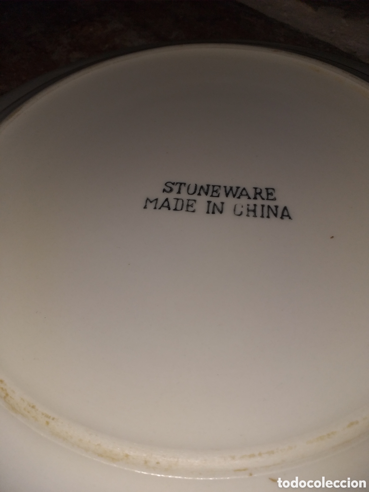 Antig&uuml;edades: Plato (stuneware made in china) - Foto 1