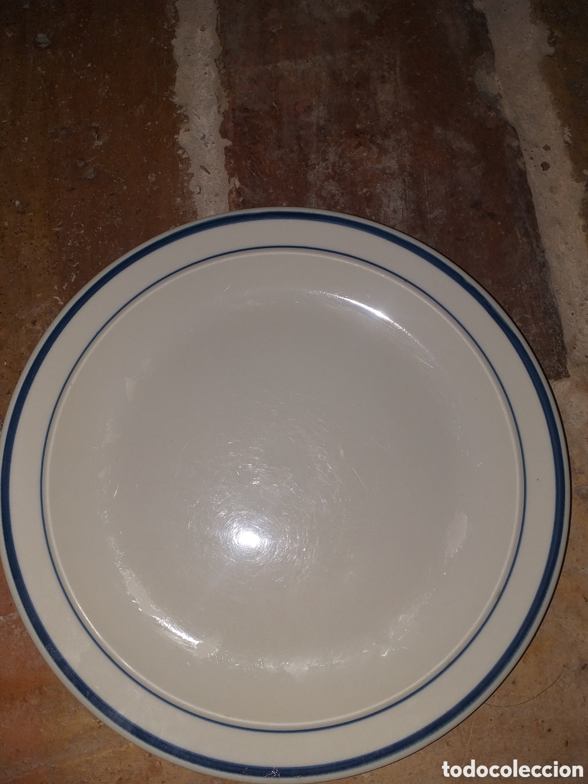 Antig&uuml;edades: Plato (stuneware made in china) - Foto 2