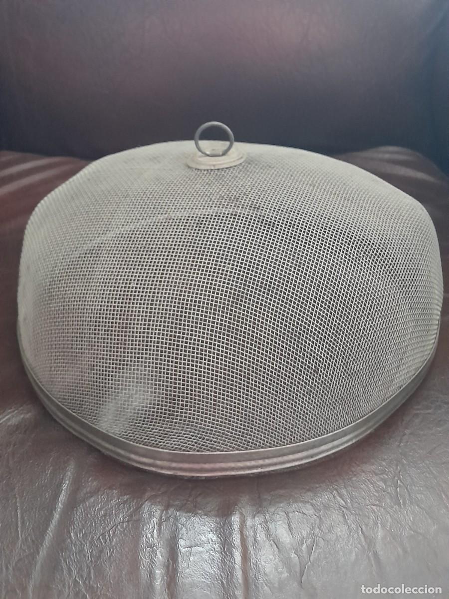 Antiquit&eacute;s: Fresquera de alambre d&eacute;cada de los 40