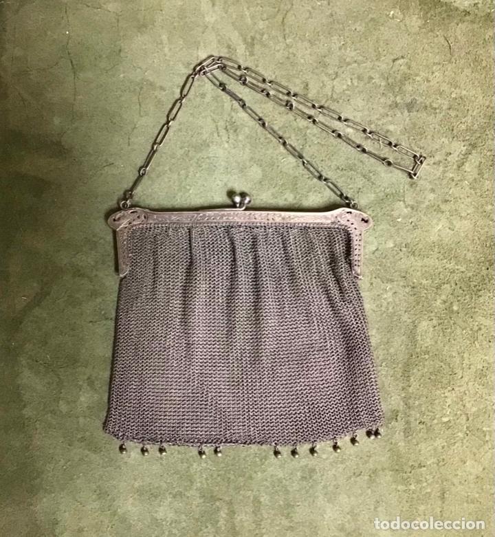 Antig&uuml;edades: BOLSO MALLA, PLATA - Foto 1