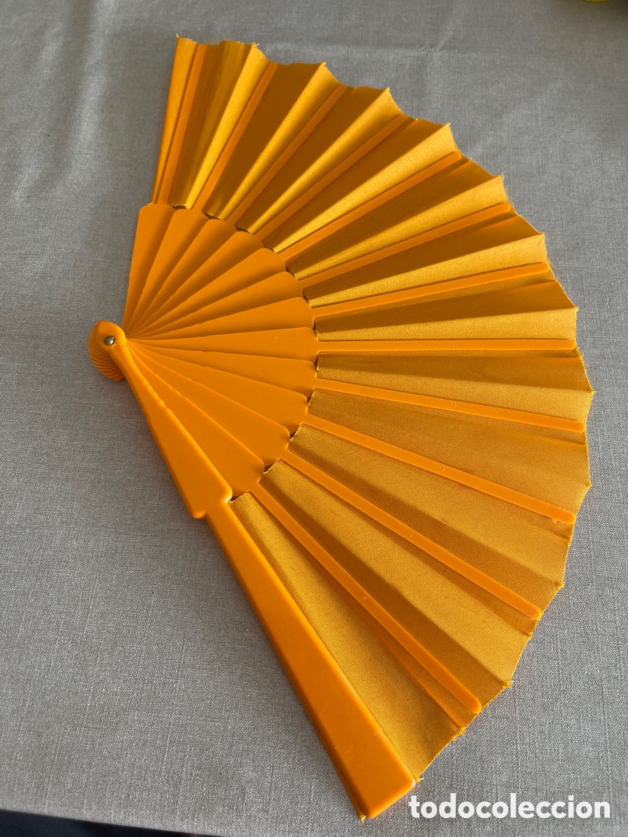 Antig&uuml;edades: Abanico naranja - Foto 2