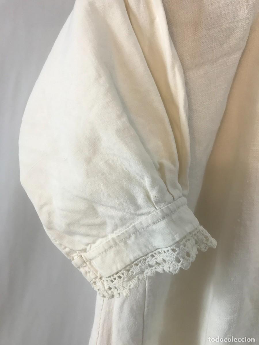 Antig&uuml;edades: ANTIGUA CAMISA DE LINO - Foto 4