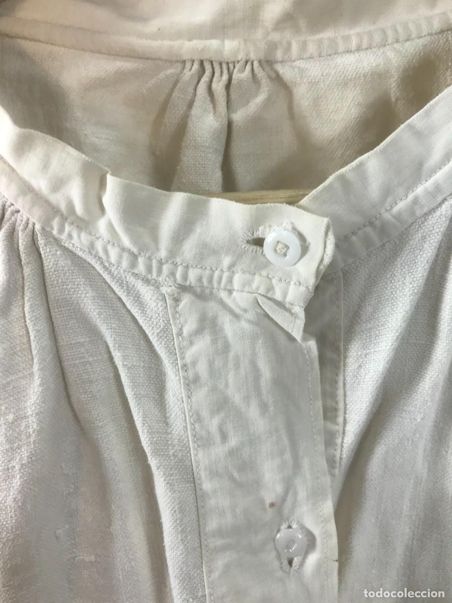 Antig&uuml;edades: ANTIGUA CAMISA DE LINO - Foto 5