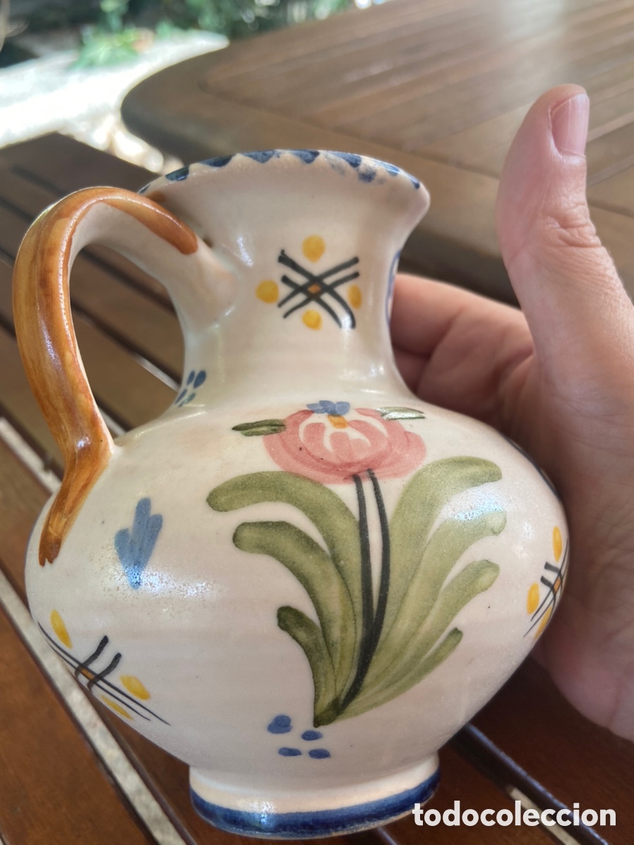 Antig&uuml;edades: Jarrita jarra Talavera - Foto 6